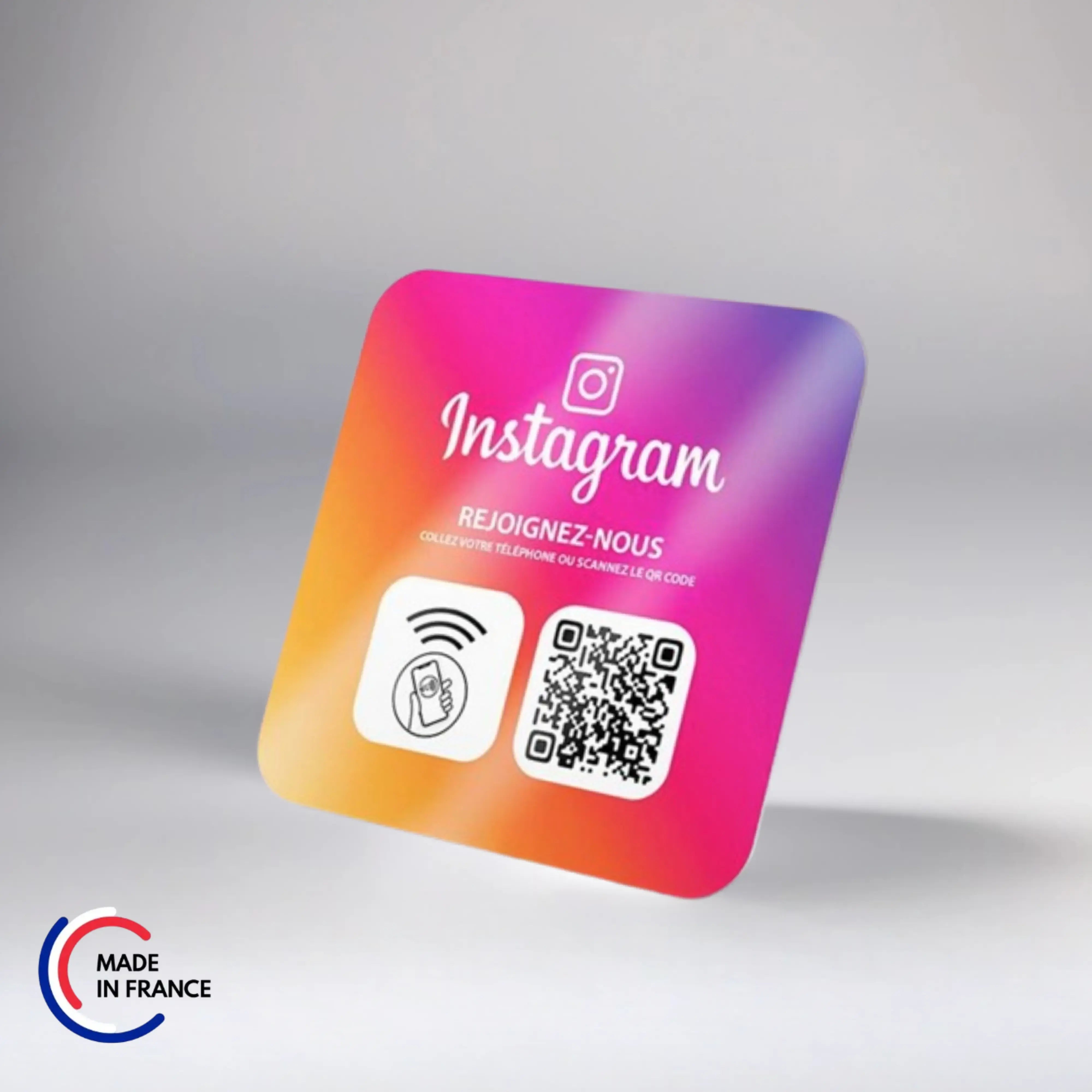 Plaque - connectée  Instagram